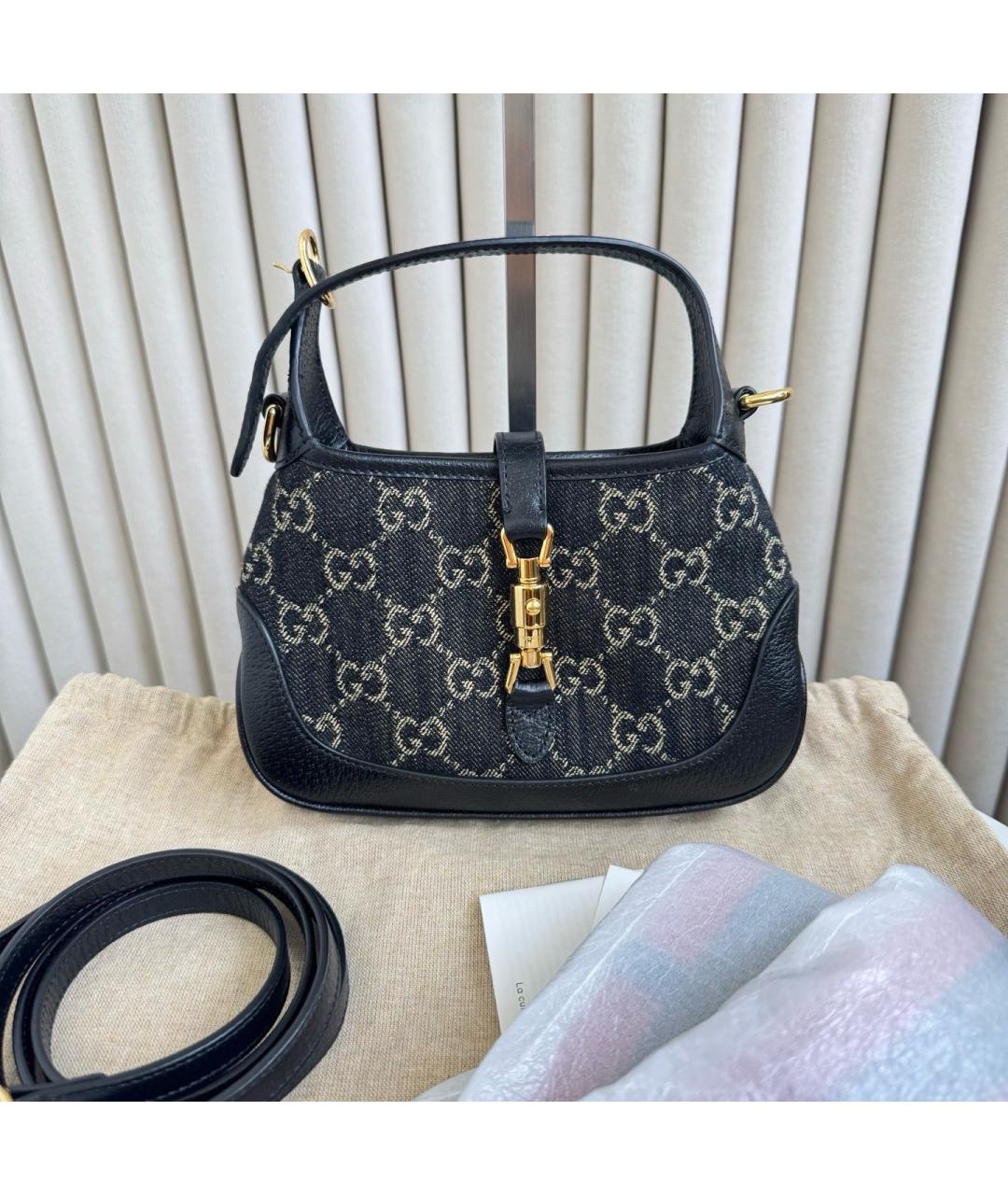 GUCCI Черная сумка через плечо, фото 9