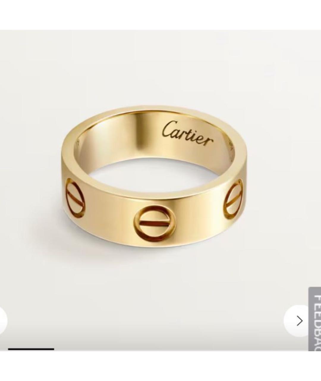 CARTIER Золотое кольцо из желтого золота, фото 5