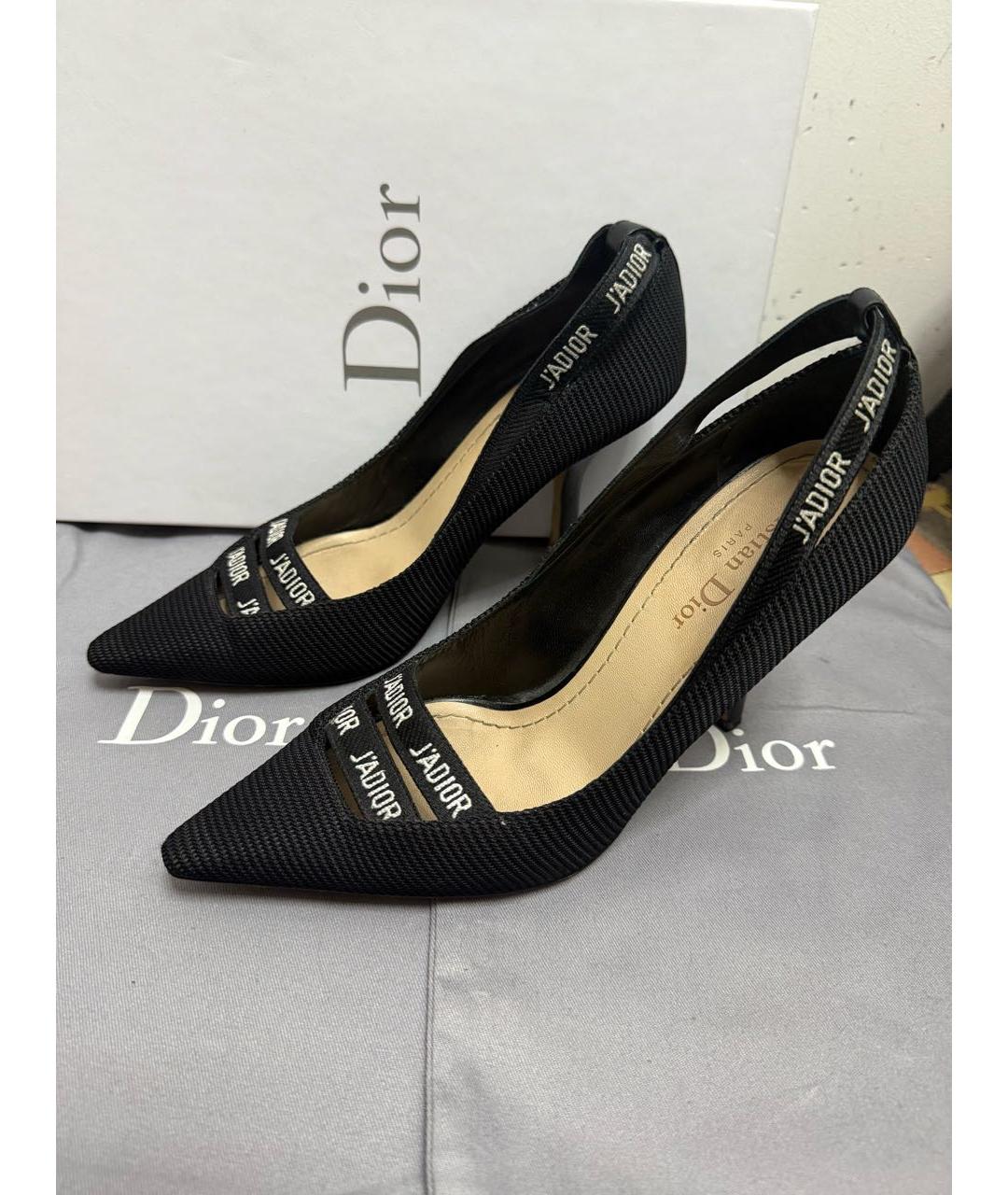 CHRISTIAN DIOR Черные туфли, фото 7