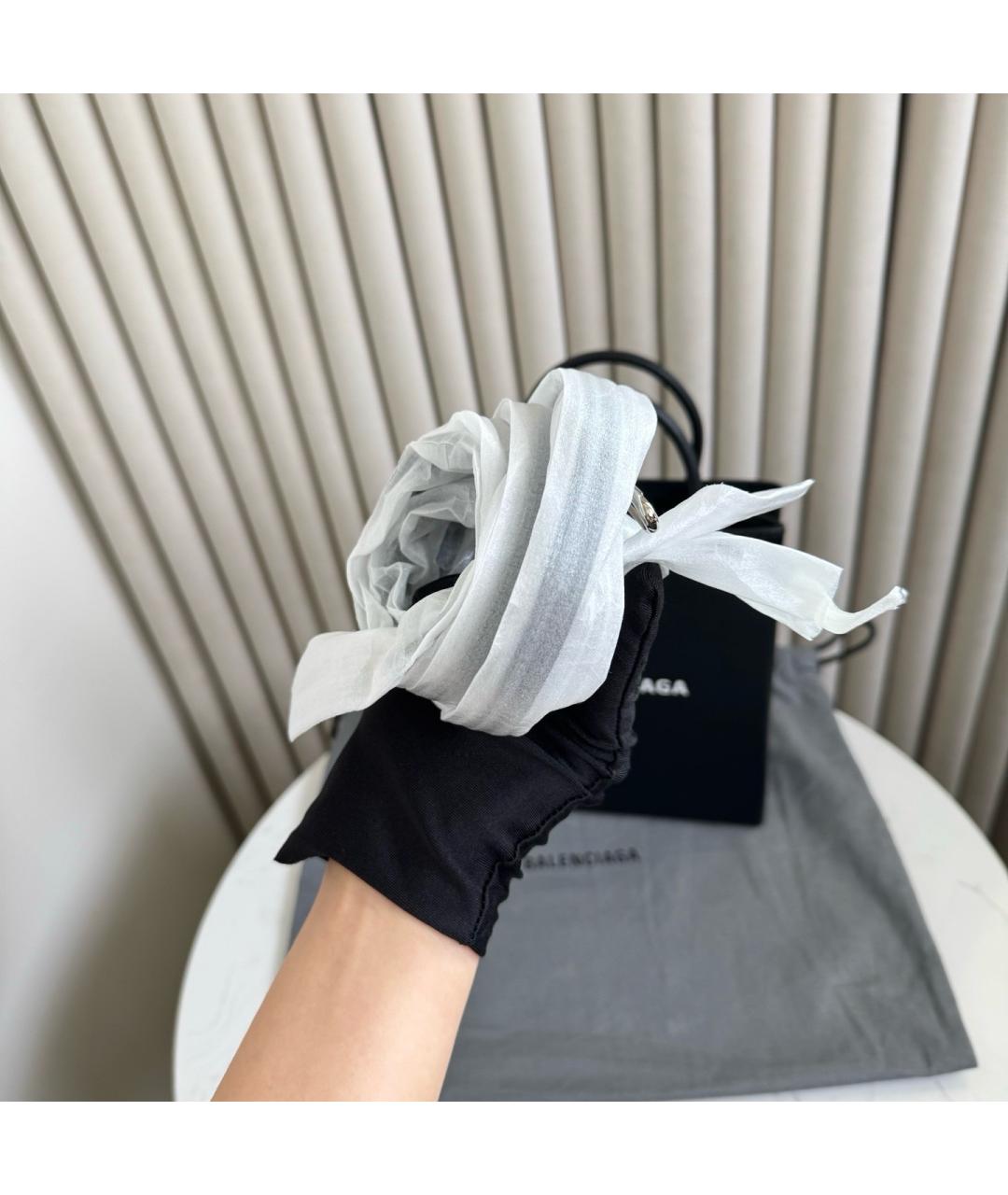 BALENCIAGA Черная кожаная сумка тоут, фото 8