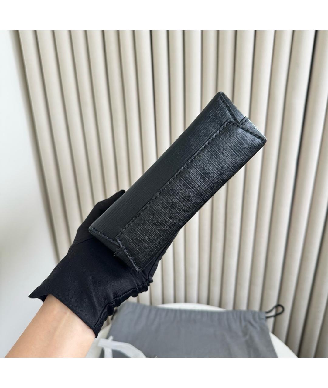 BALENCIAGA Черная кожаная сумка тоут, фото 6