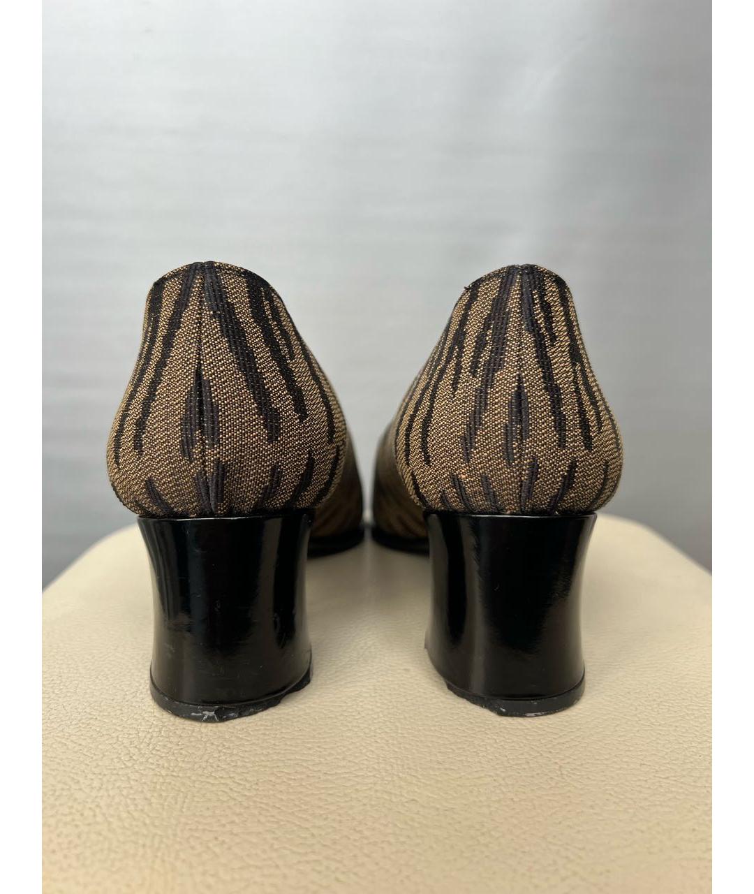 FENDI Мульти кожаные туфли, фото 4