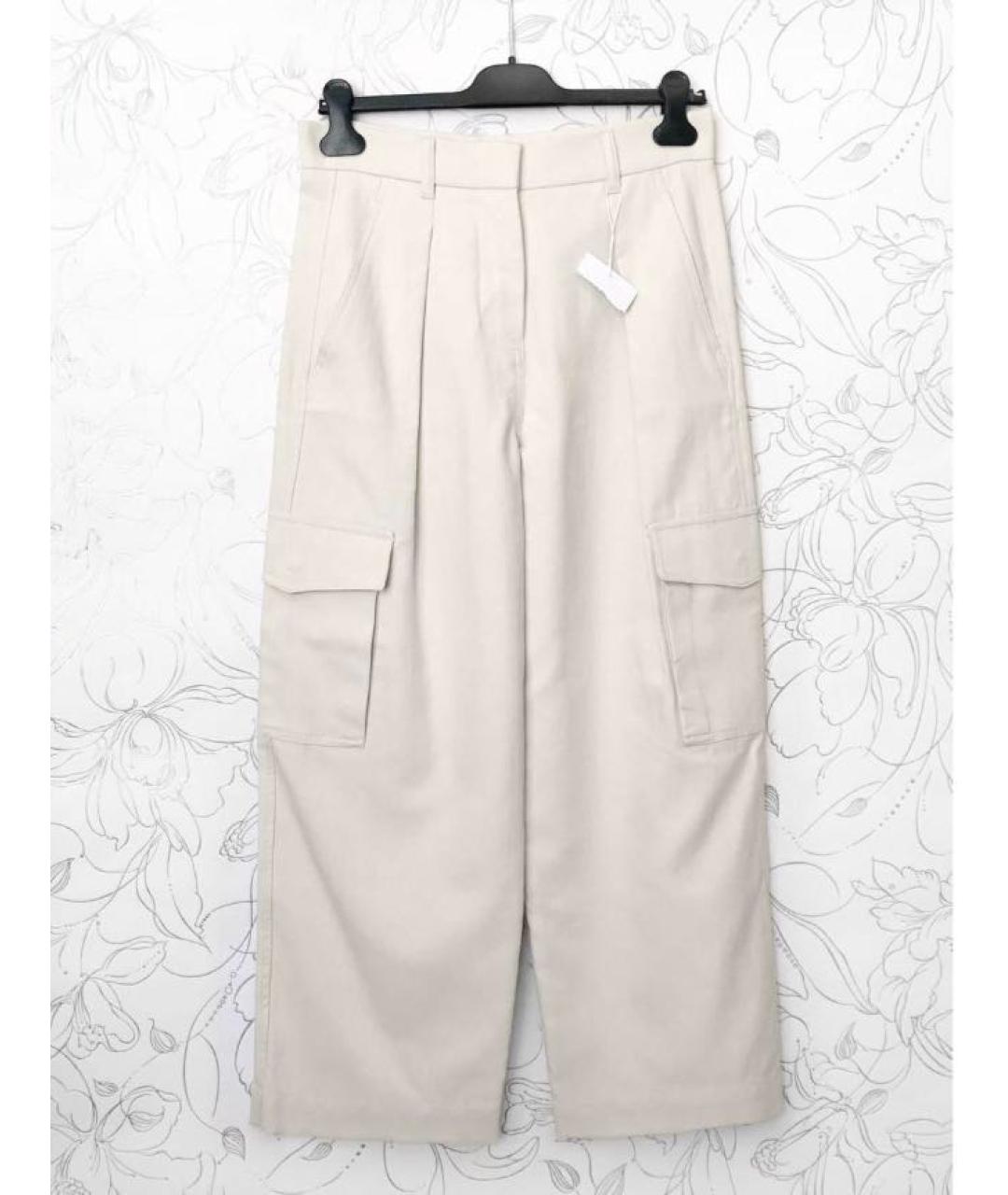 WEEKEND MAX MARA Хлопковые прямые брюки, фото 3