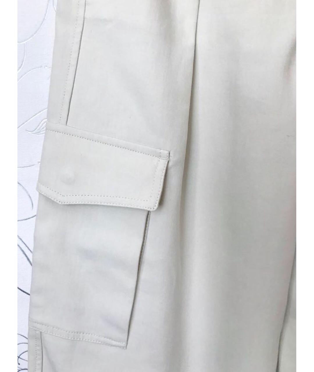 WEEKEND MAX MARA Хлопковые прямые брюки, фото 8