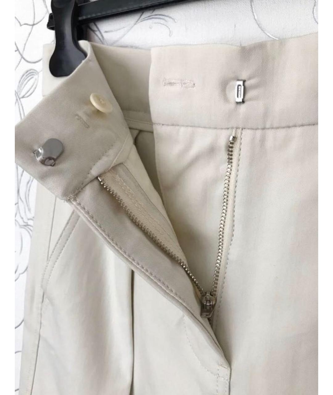 WEEKEND MAX MARA Хлопковые прямые брюки, фото 4