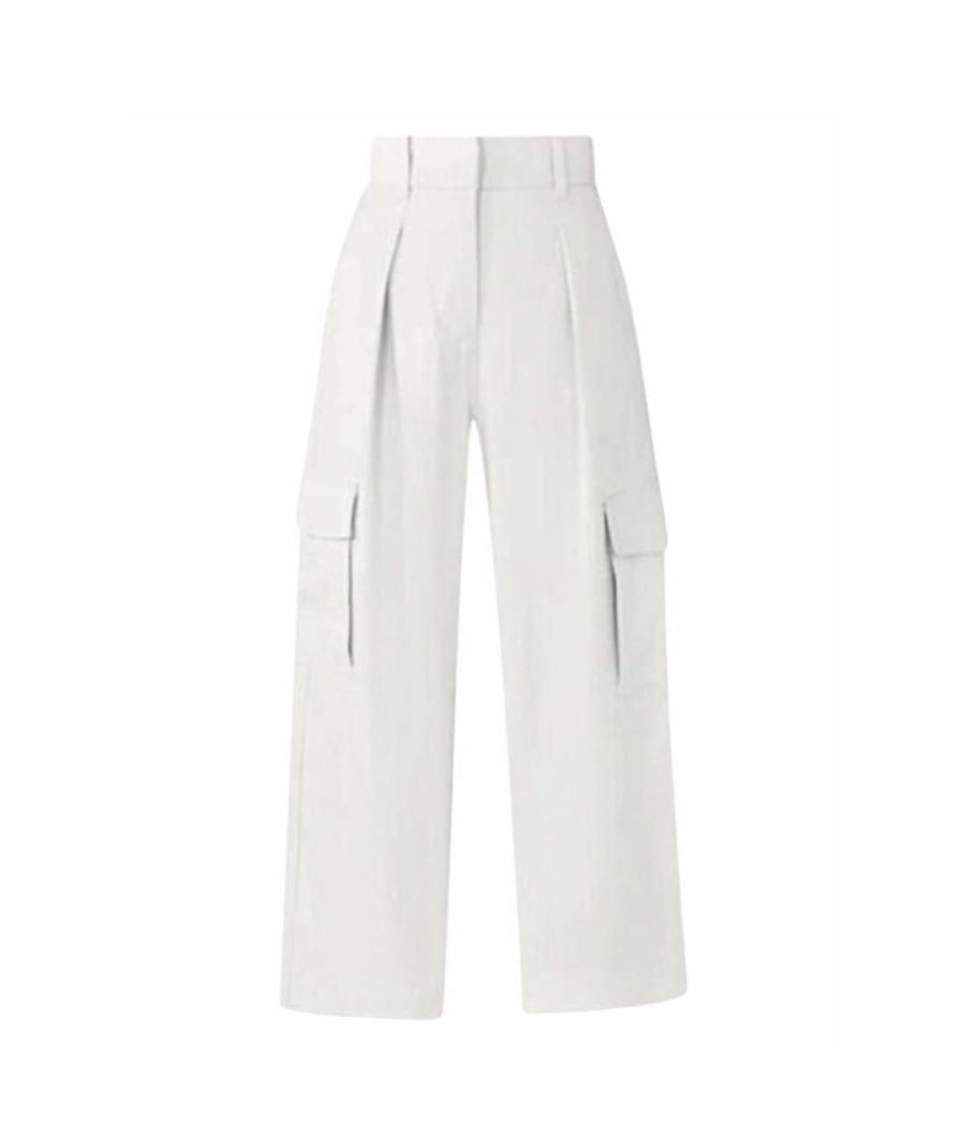 WEEKEND MAX MARA Хлопковые прямые брюки, фото 9