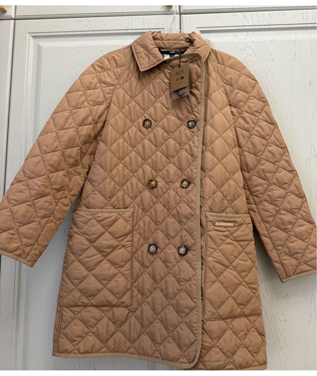 BURBERRY Бежевое пальто, фото 6