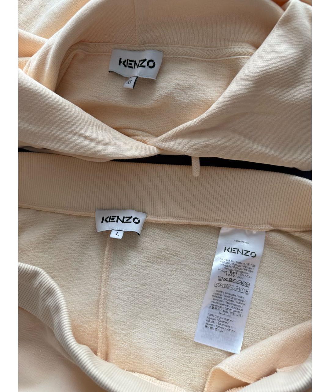KENZO Бежевый хлопковый спортивные костюмы, фото 4