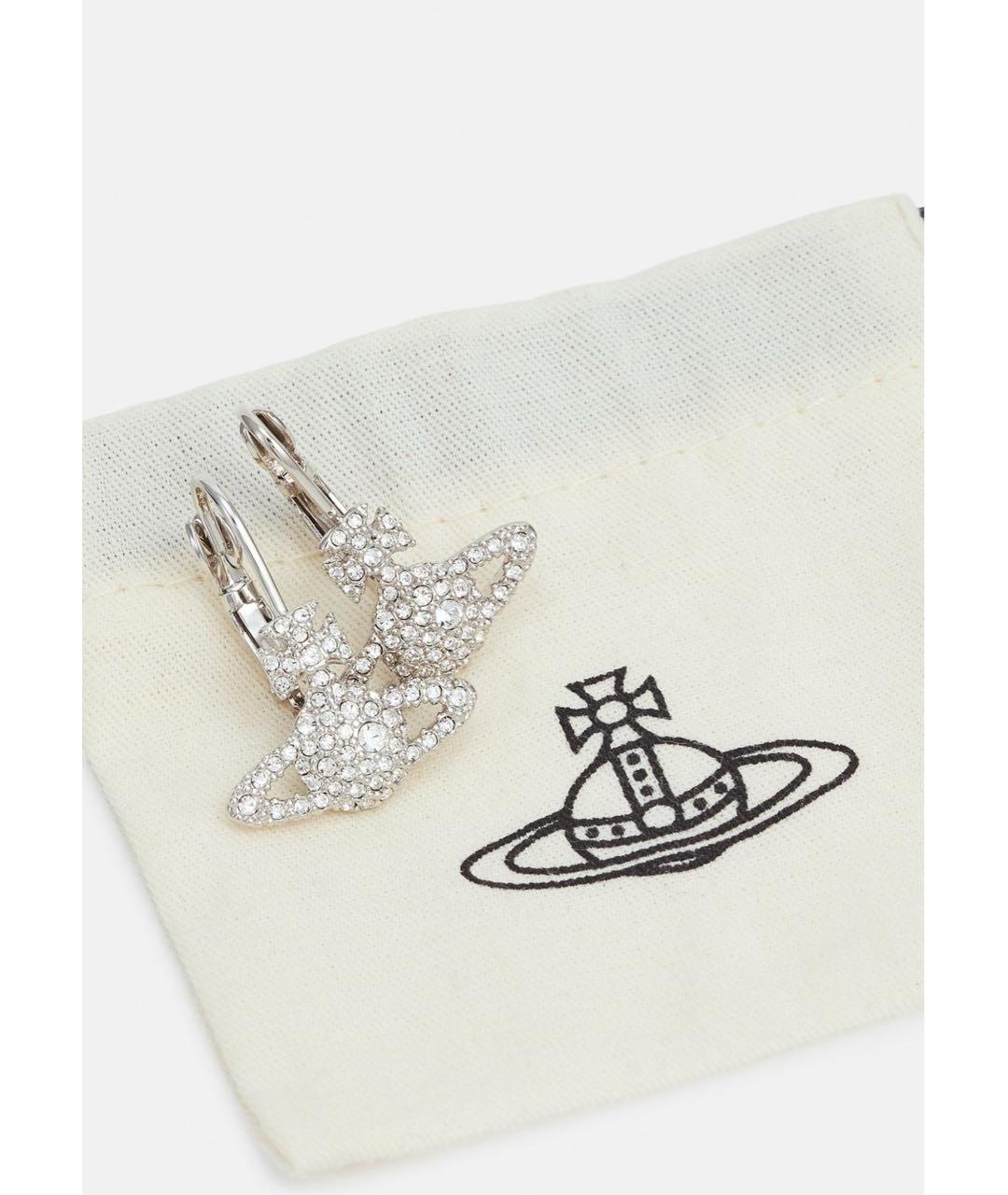 VIVIENNE WESTWOOD Серебряные латунные серьги, фото 4