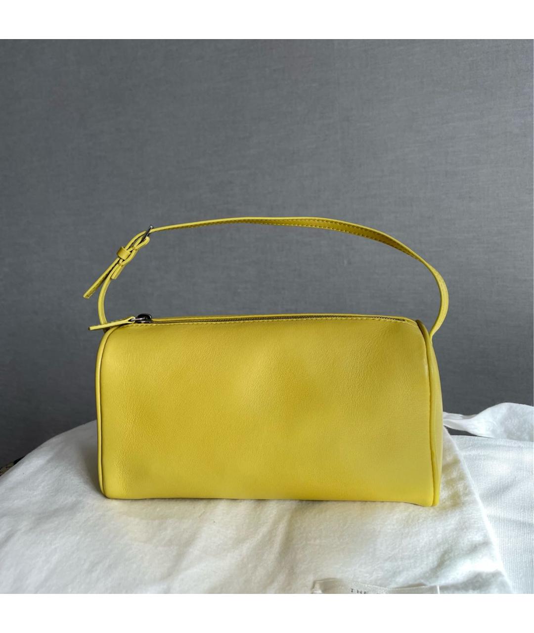 THE ROW Кожаная сумка с короткими ручками, фото 8