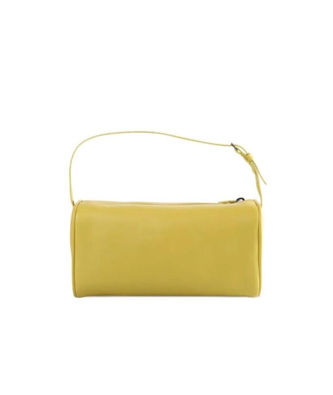 THE ROW Коричневая кожаная сумка с короткими ручками, фото 4