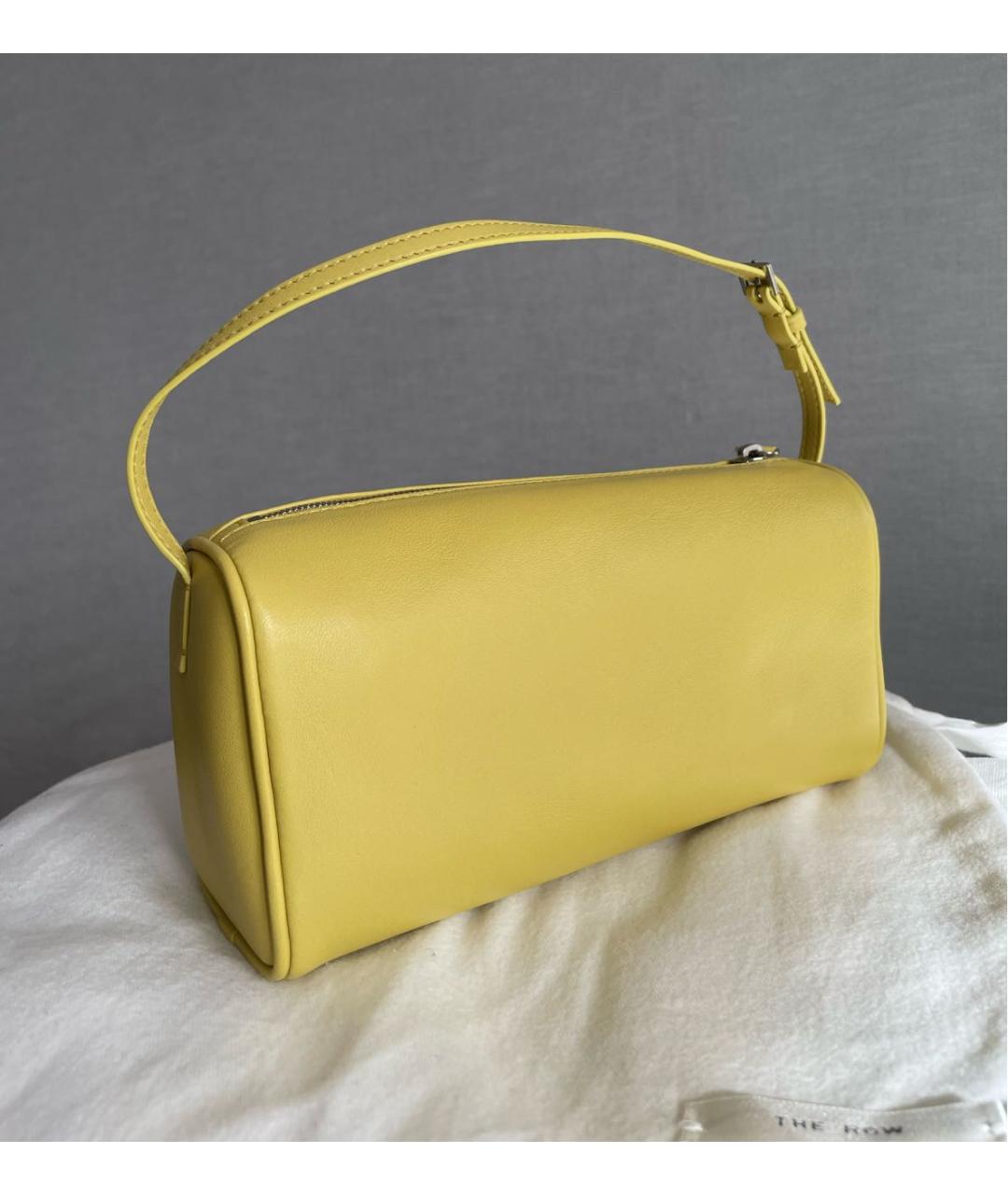 THE ROW Кожаная сумка с короткими ручками, фото 7