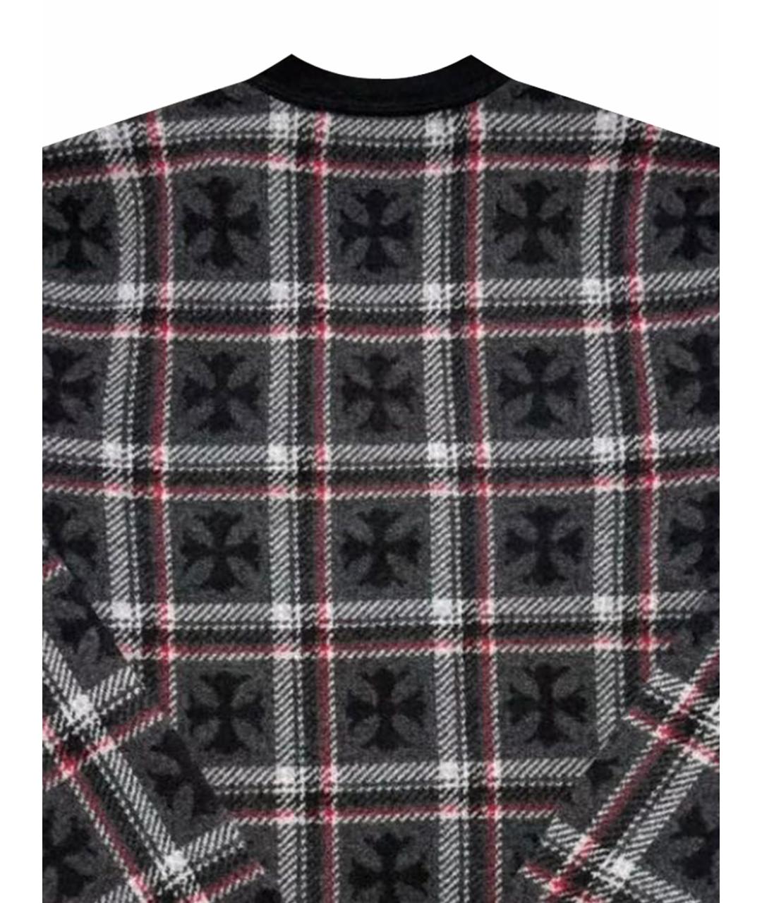 CHROME HEARTS Черный шерстяной кардиган, фото 10
