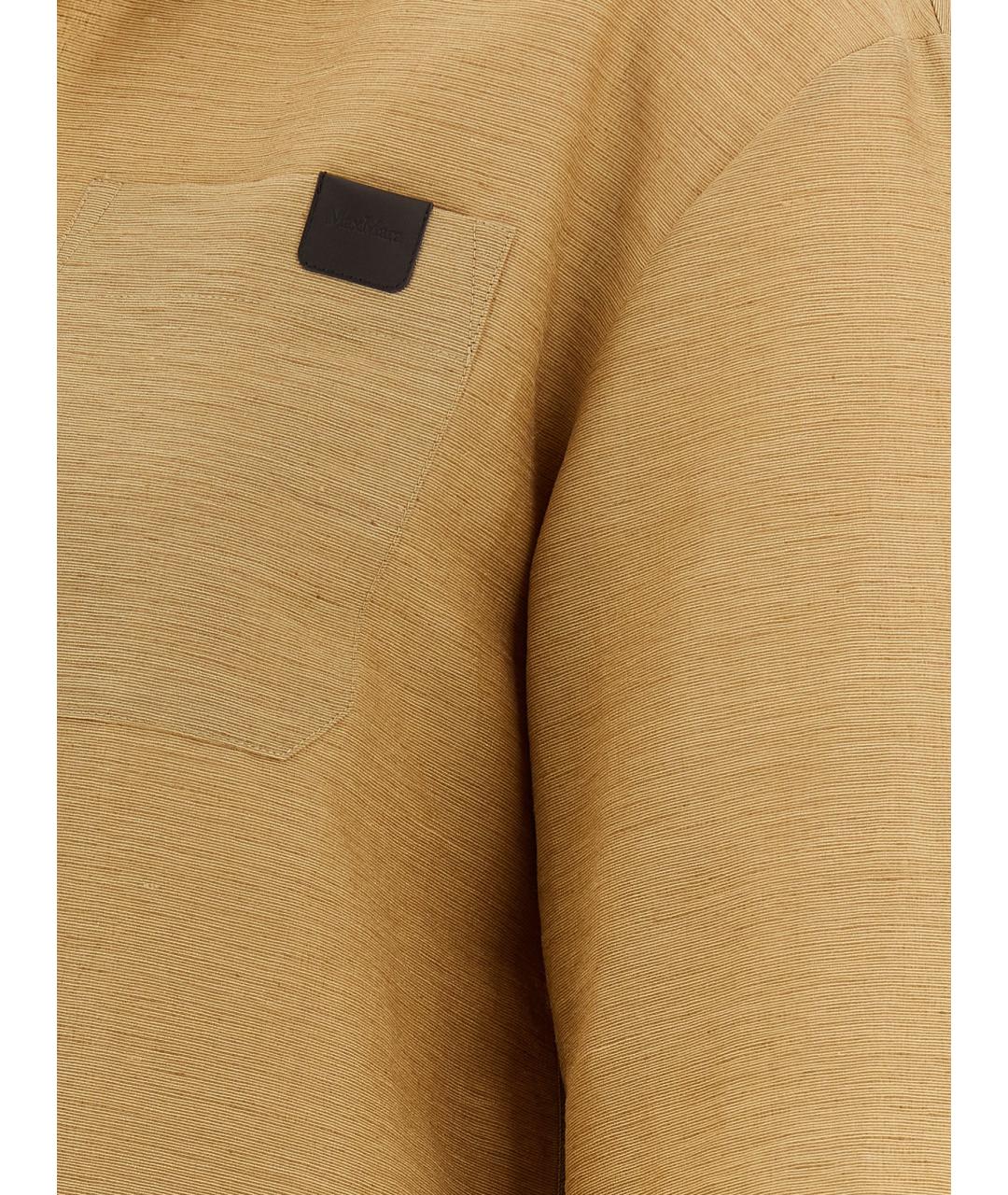 MAX MARA Золотая футболка, фото 4