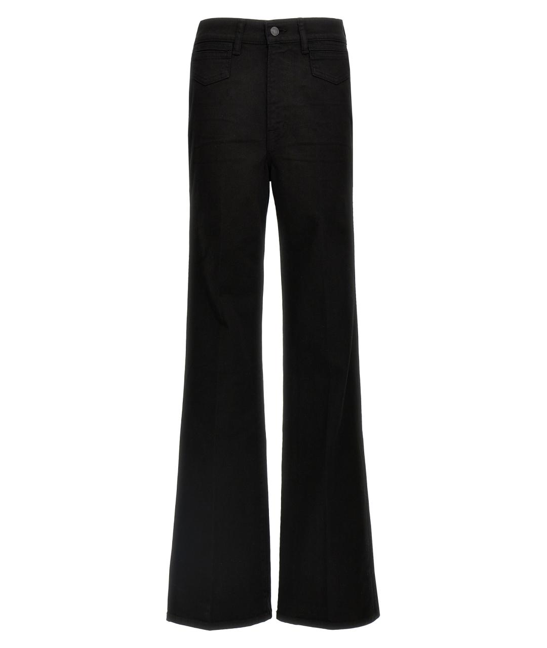 TOM FORD Черные хлопковые джинсы клеш, фото 1