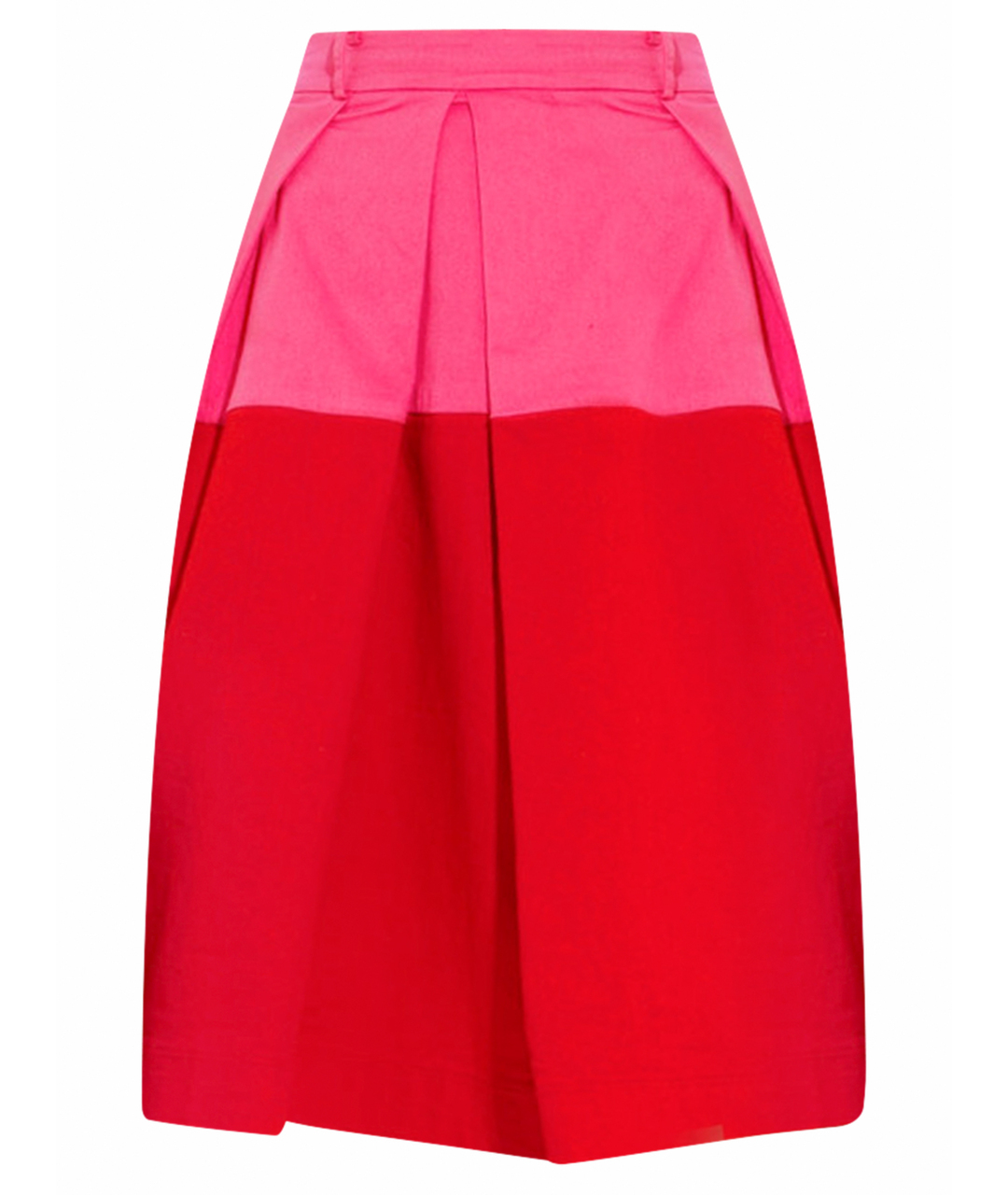 PREEN LINE Розовая хлопковая юбка миди, фото 1