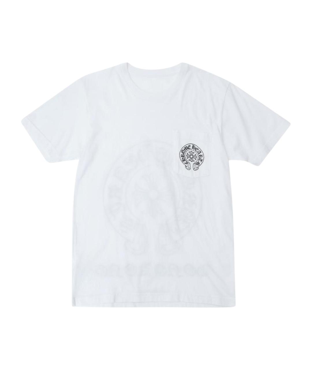 CHROME HEARTS Белая хлопковая футболка, фото 1