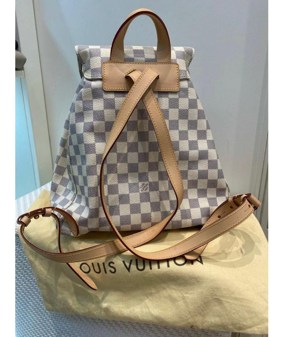 LOUIS VUITTON Белый рюкзак, фото 2