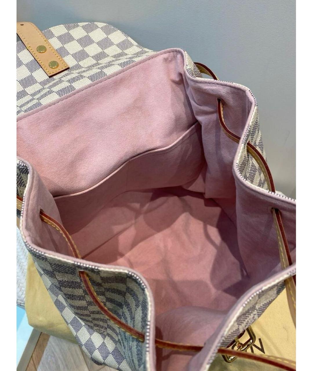 LOUIS VUITTON Белый рюкзак, фото 4