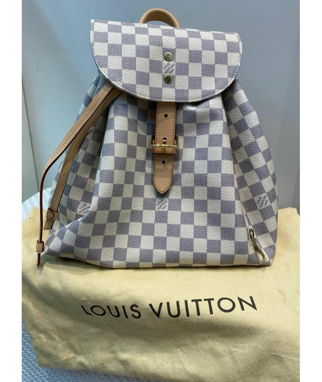 LOUIS VUITTON Белый рюкзак, фото 8