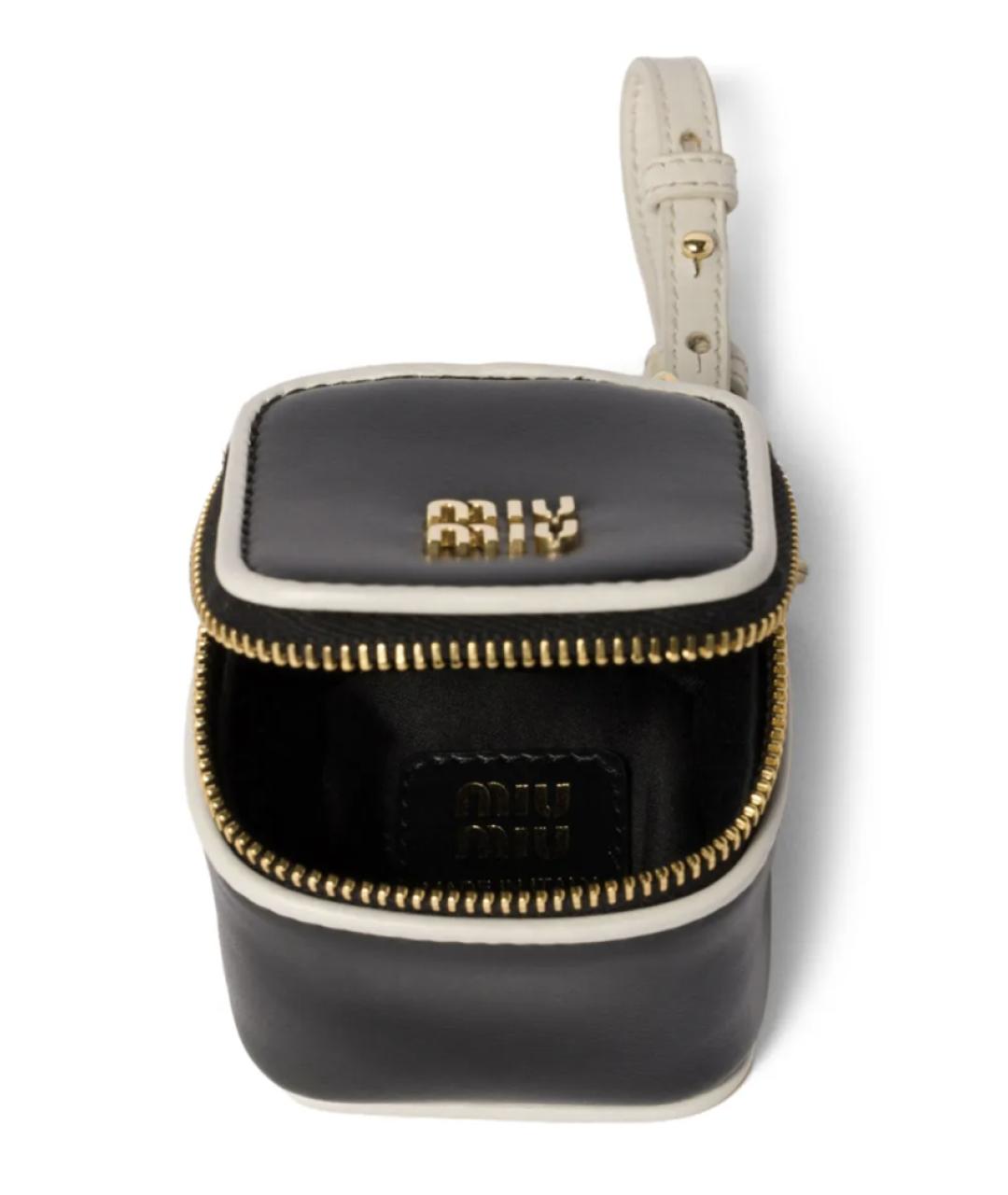 MIU MIU Черная ключница, фото 2