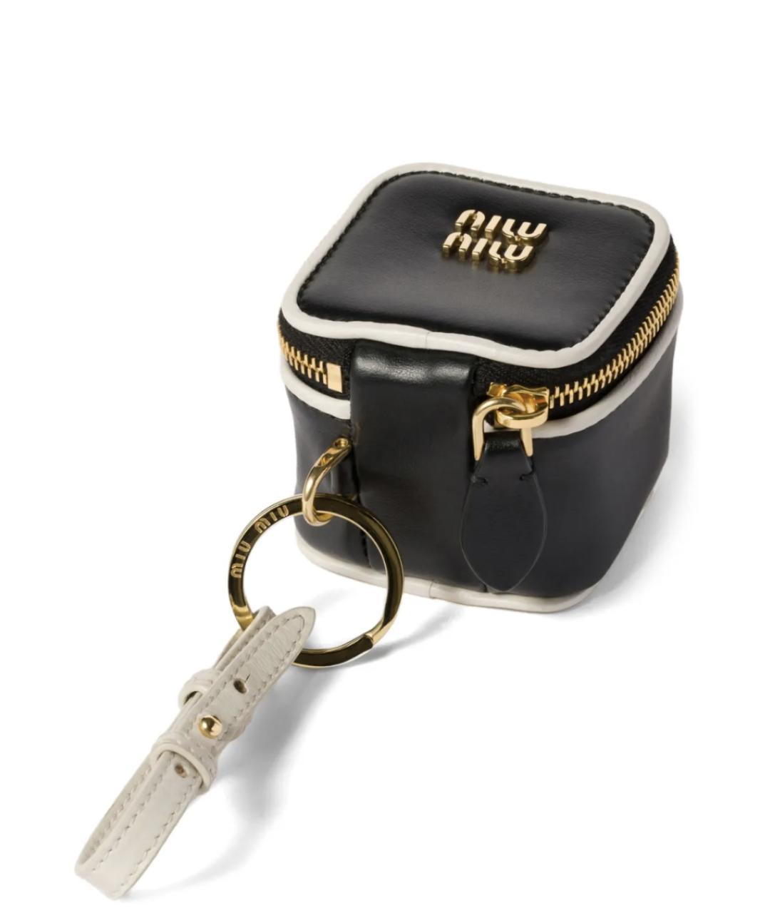 MIU MIU Черная ключница, фото 3