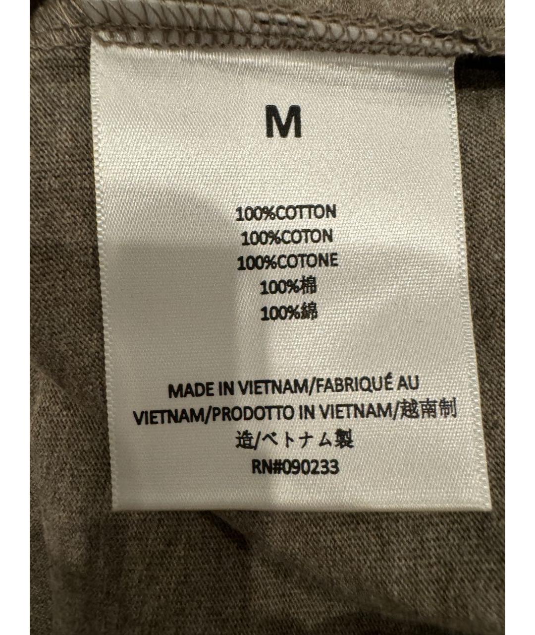 FEAR OF GOD ESSENTIALS Бежевая хлопковая футболка, фото 7