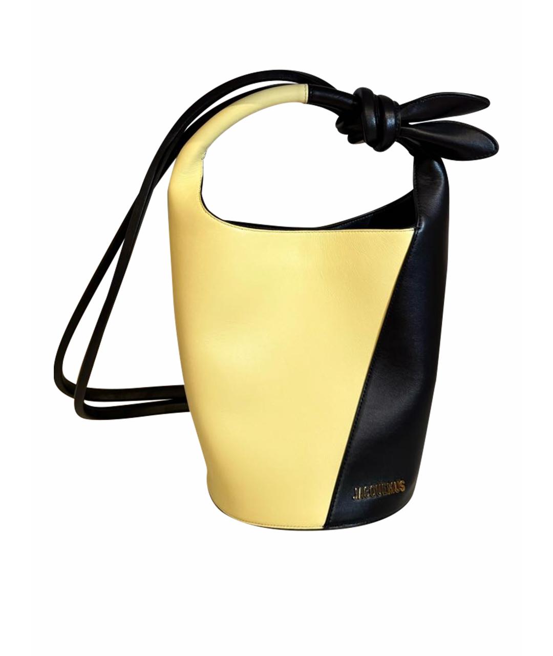 JACQUEMUS Кожаная сумка с короткими ручками, фото 1