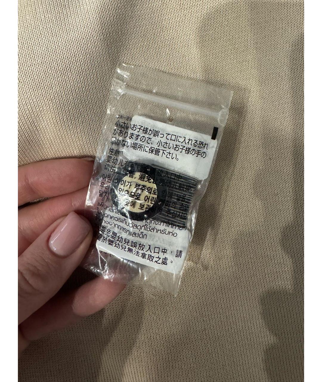 CHANEL Бежевое хлопковое повседневное платье, фото 7