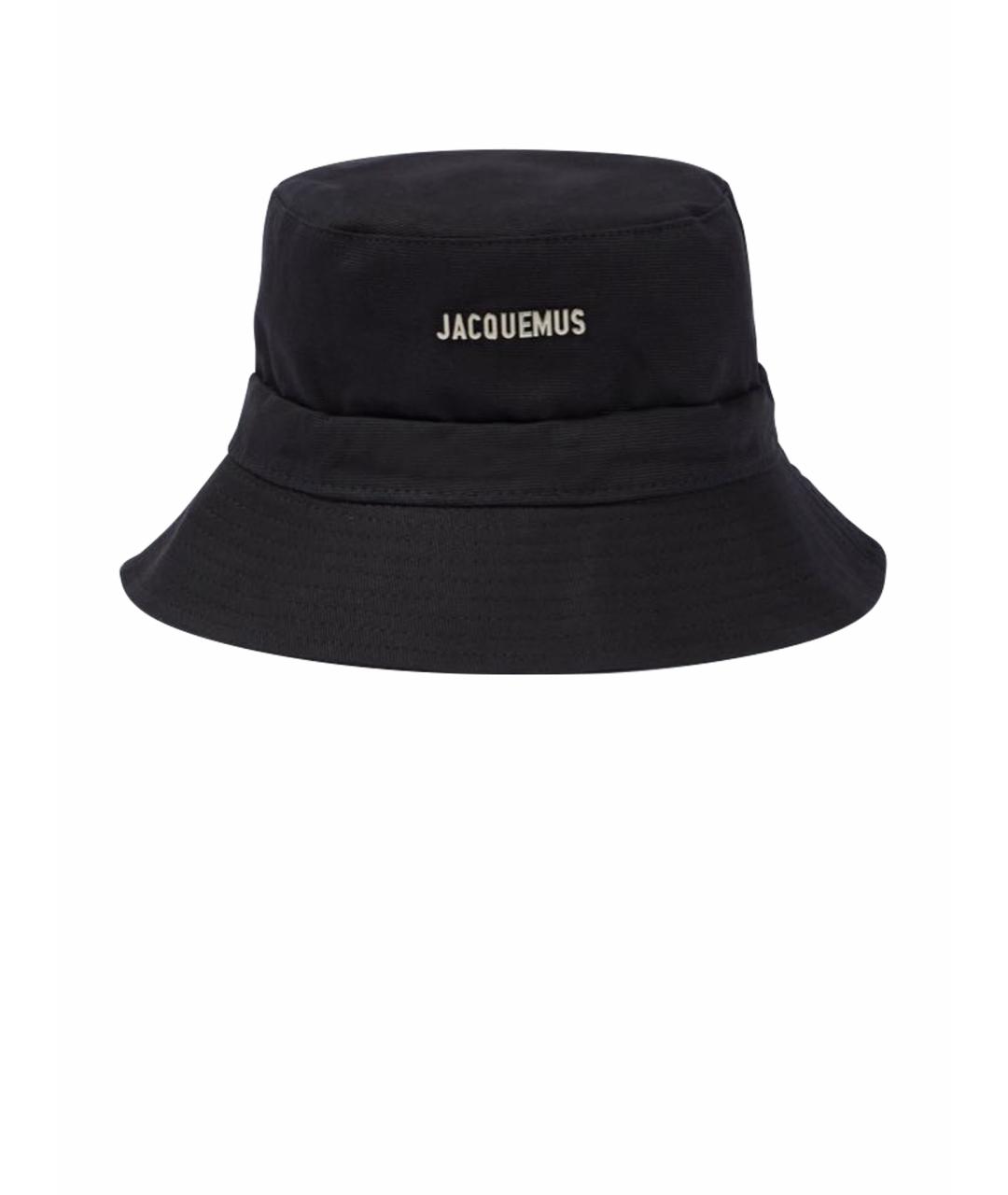 JACQUEMUS Черная хлопковая панама, фото 1