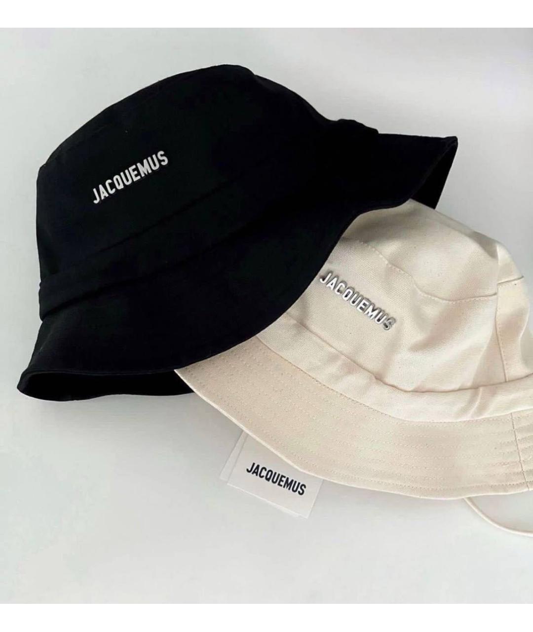 JACQUEMUS Черная хлопковая панама, фото 5