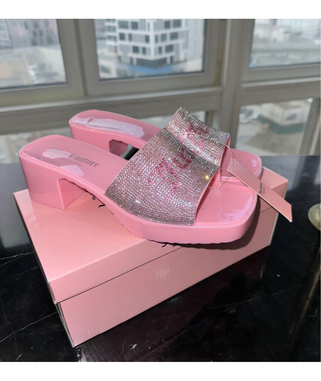 JUICY COUTURE Розовые босоножки, фото 5