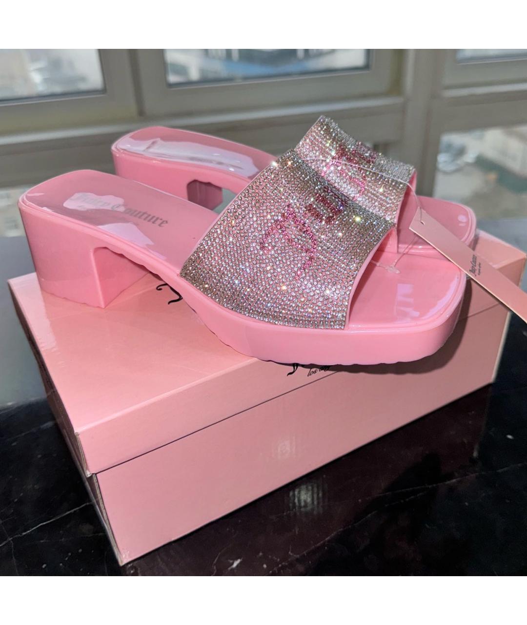 JUICY COUTURE Розовые босоножки, фото 7
