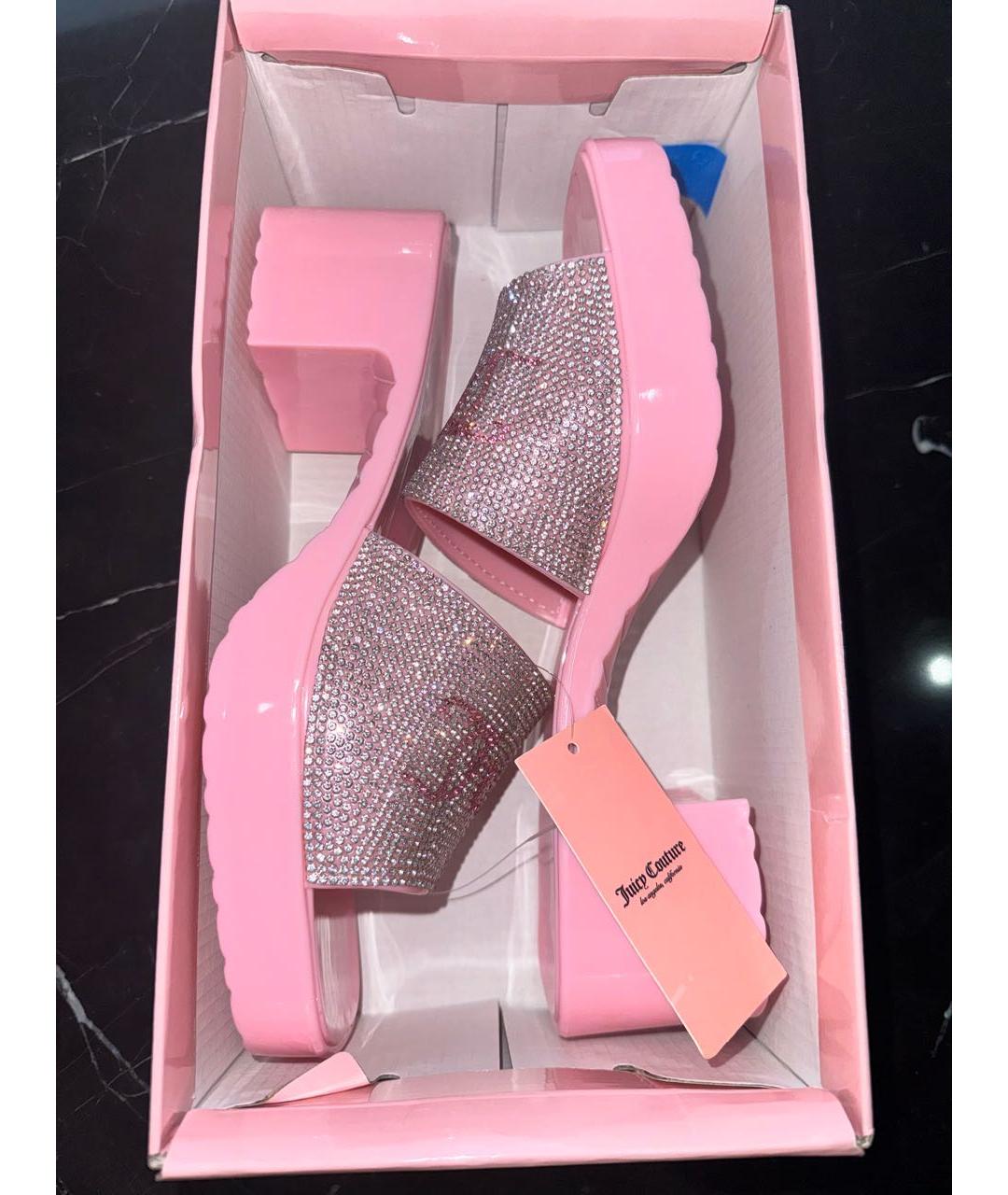 JUICY COUTURE Розовые босоножки, фото 6