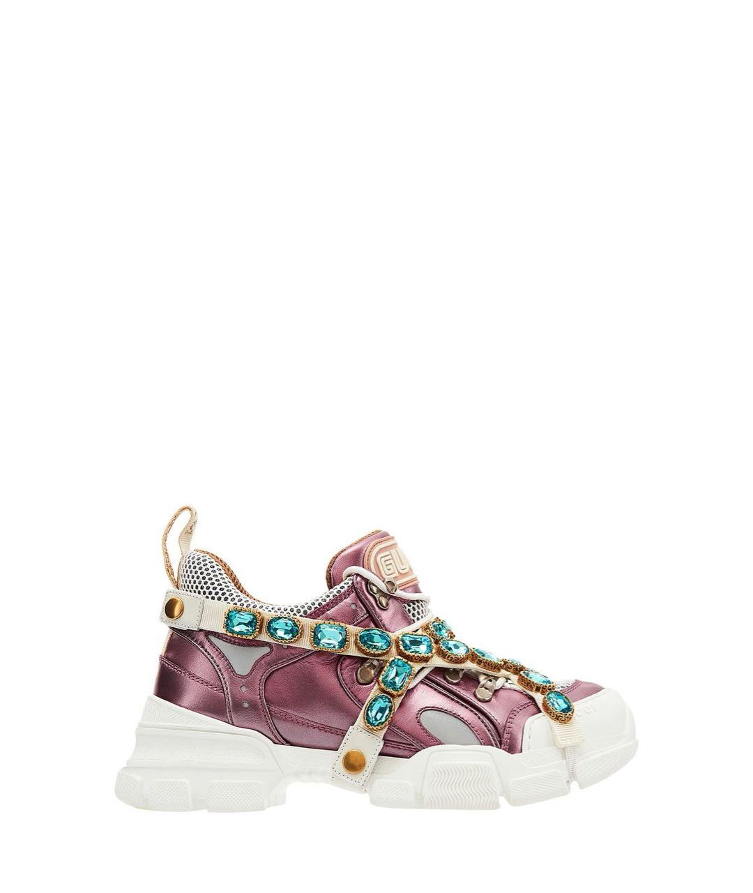 GUCCI Мульти кожаные кроссовки, фото 1