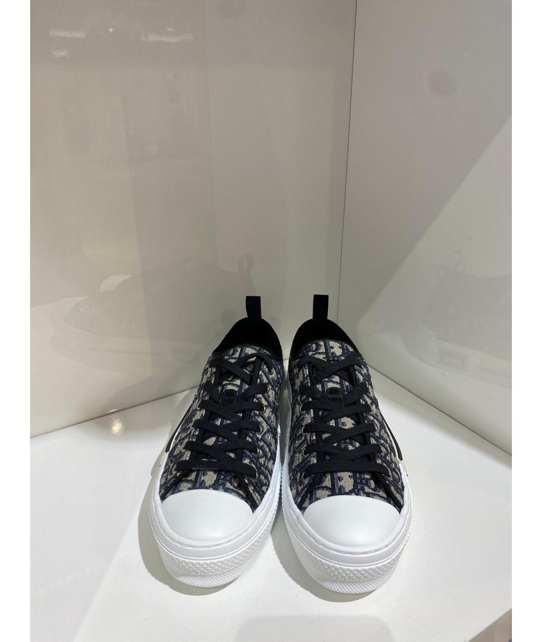 CHRISTIAN DIOR Мульти текстильные низкие кроссовки / кеды, фото 3