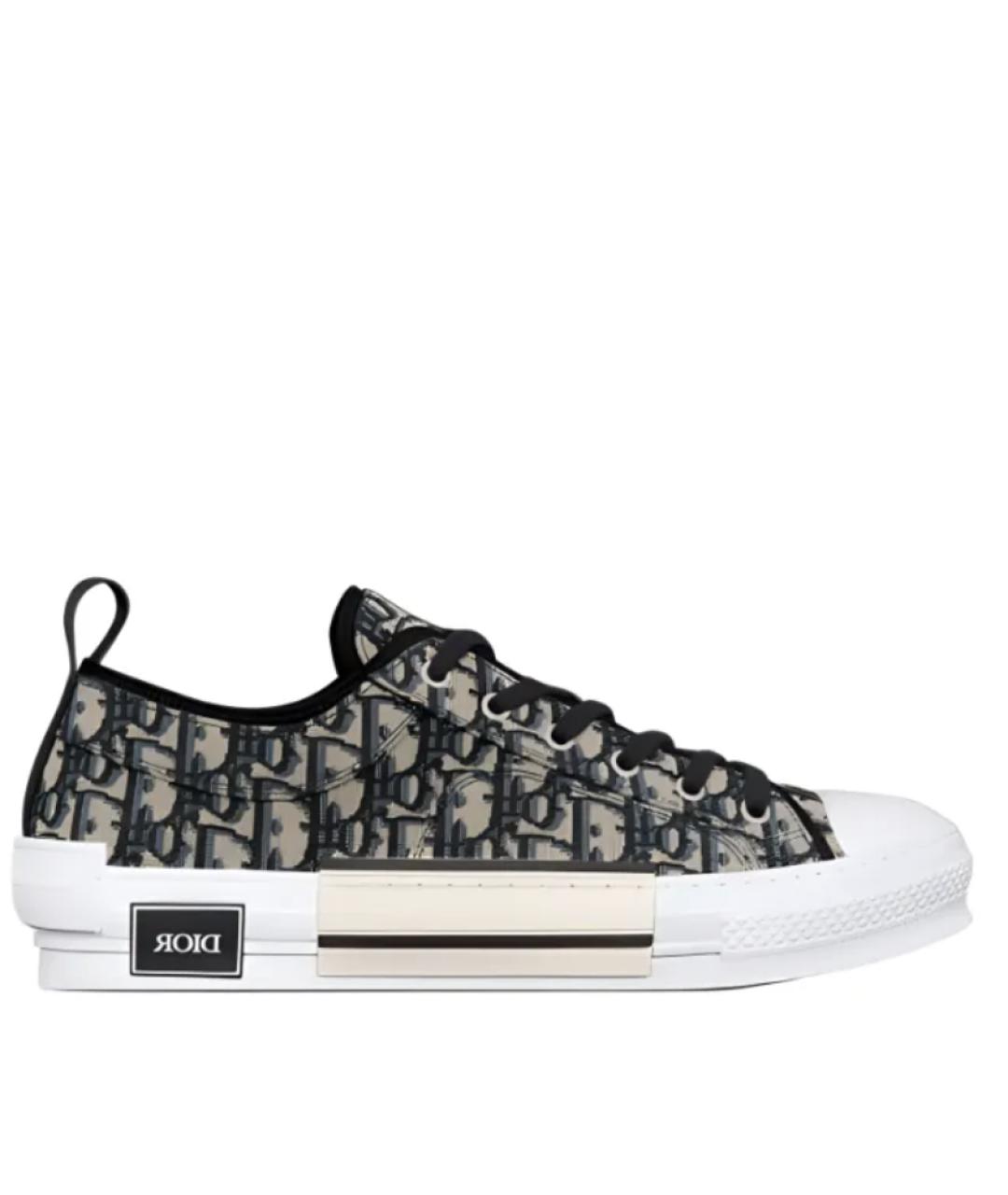 CHRISTIAN DIOR Мульти текстильные низкие кроссовки / кеды, фото 1