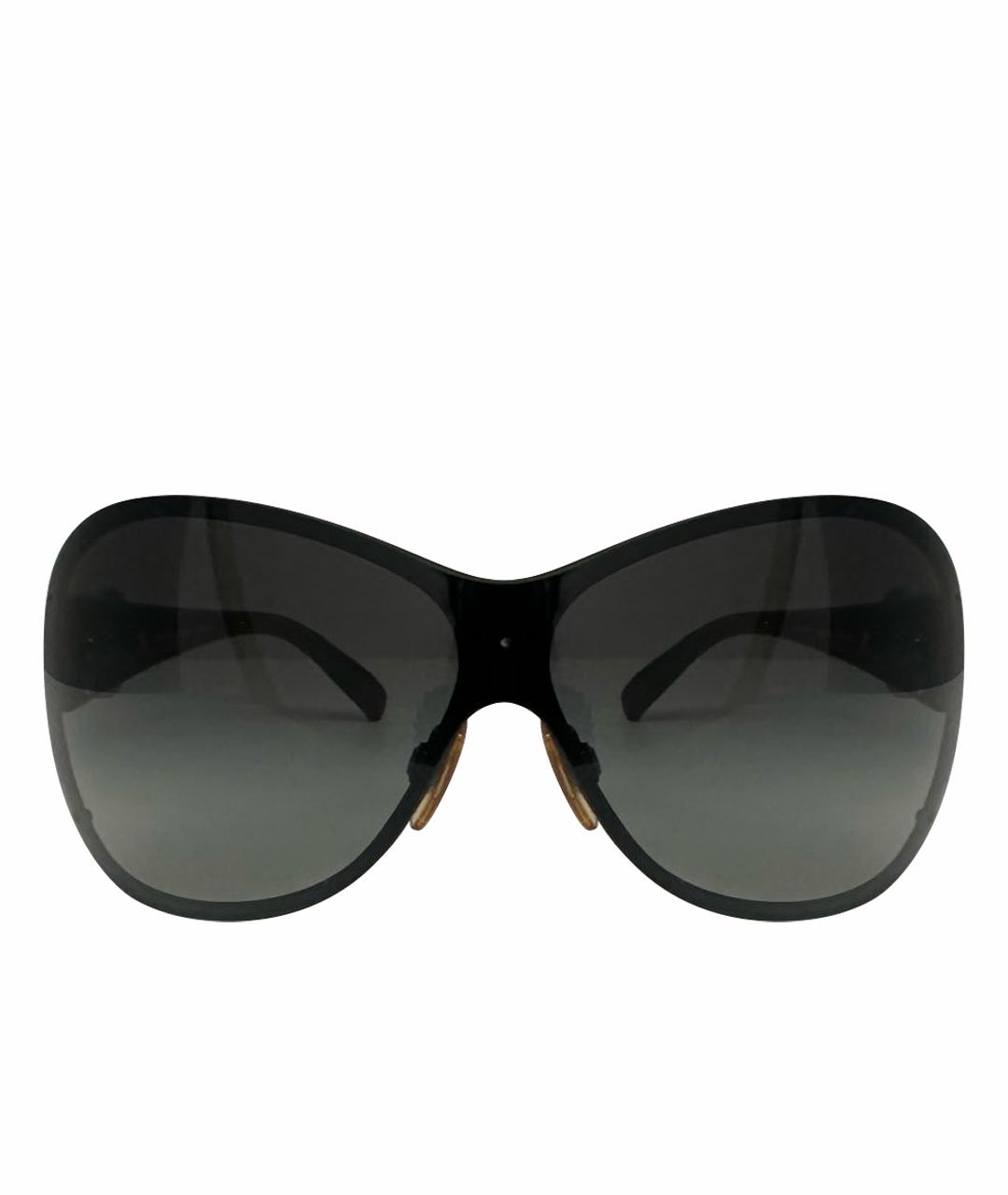 DOLCE&GABBANA Черные пластиковые солнцезащитные очки, фото 1