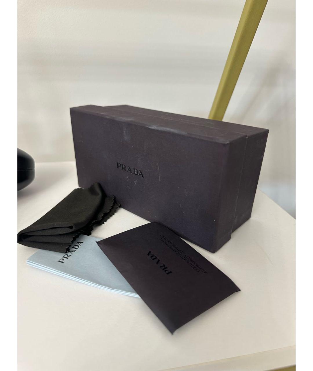 PRADA Розовые пластиковые солнцезащитные очки, фото 3