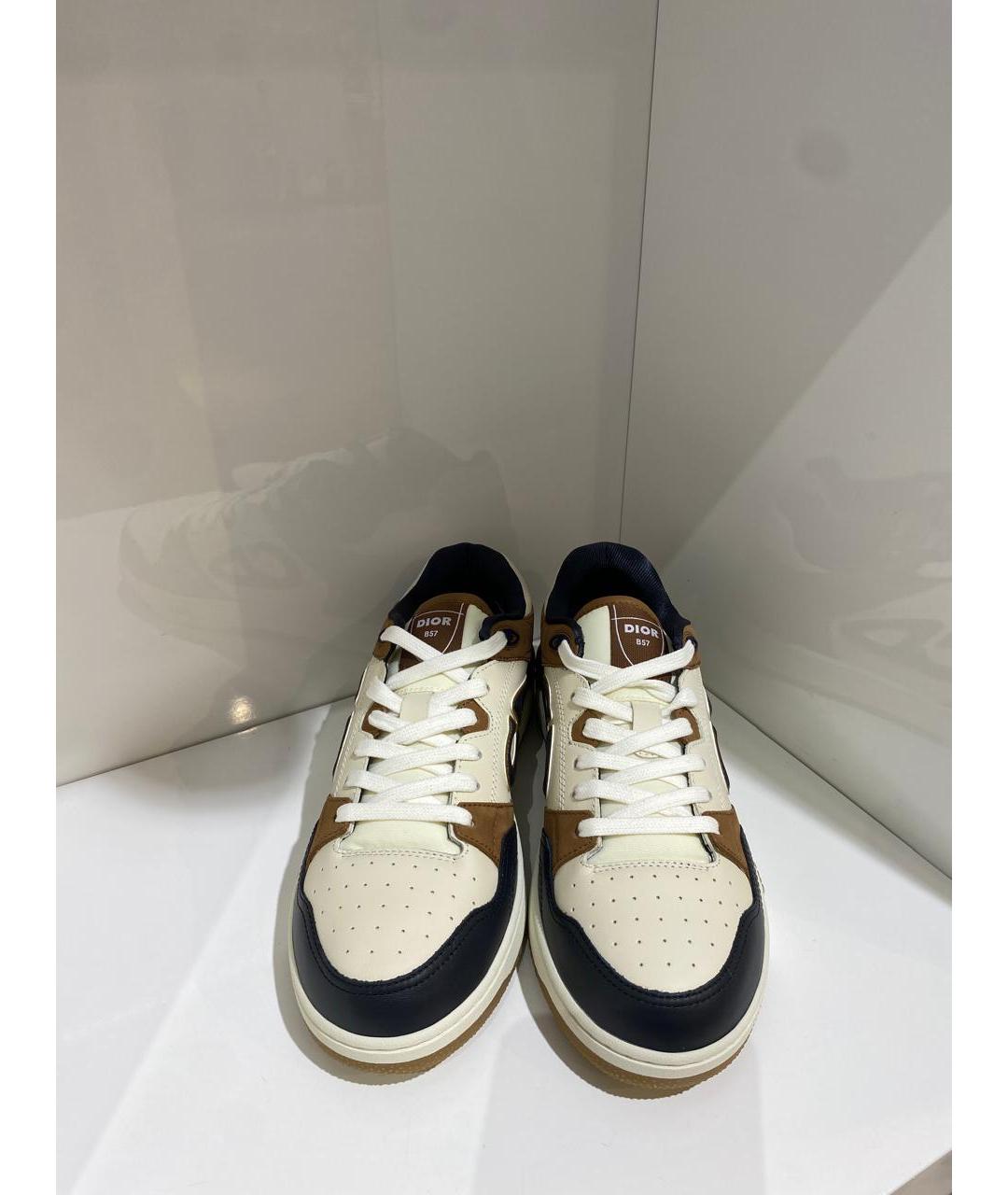 CHRISTIAN DIOR Мульти кожаные низкие кроссовки / кеды, фото 3