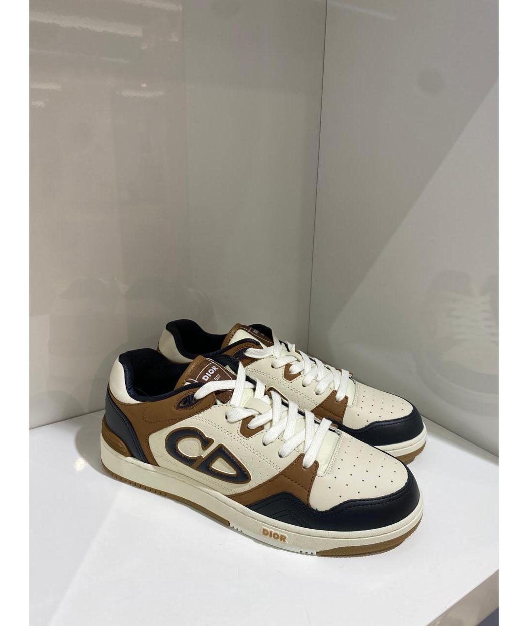 CHRISTIAN DIOR Мульти кожаные низкие кроссовки / кеды, фото 2