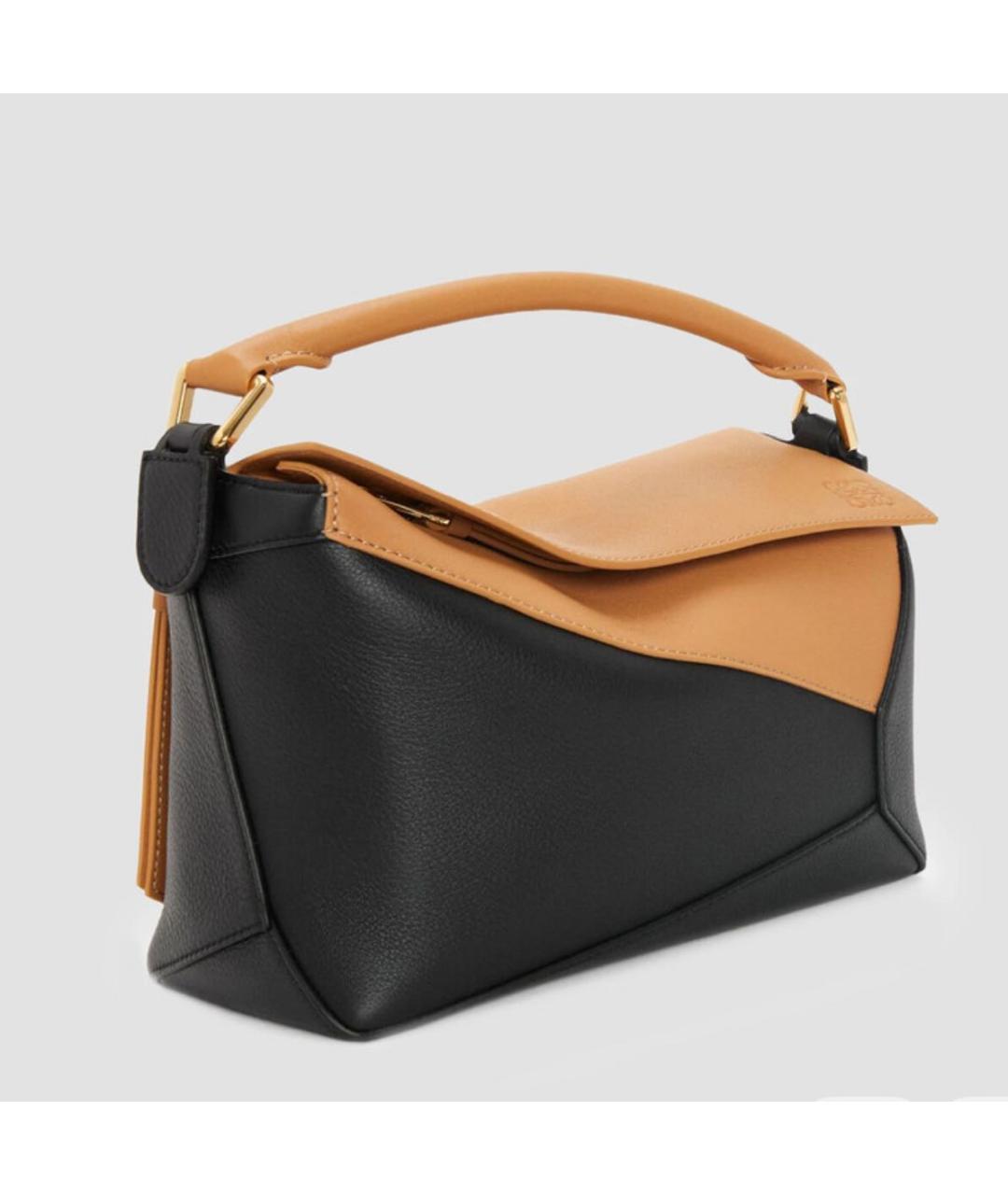 LOEWE Черная кожаная сумка через плечо, фото 2