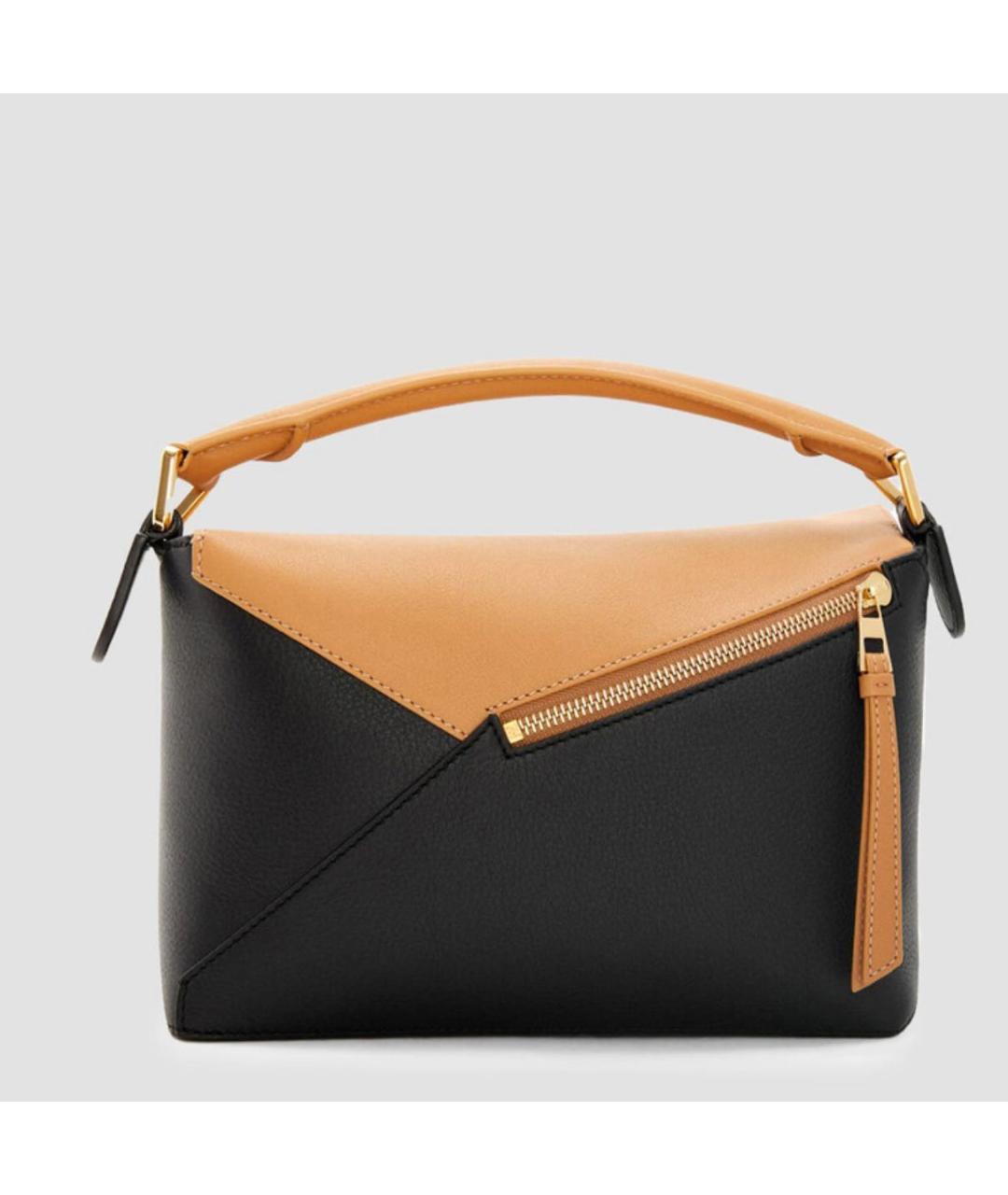 LOEWE Черная кожаная сумка через плечо, фото 3
