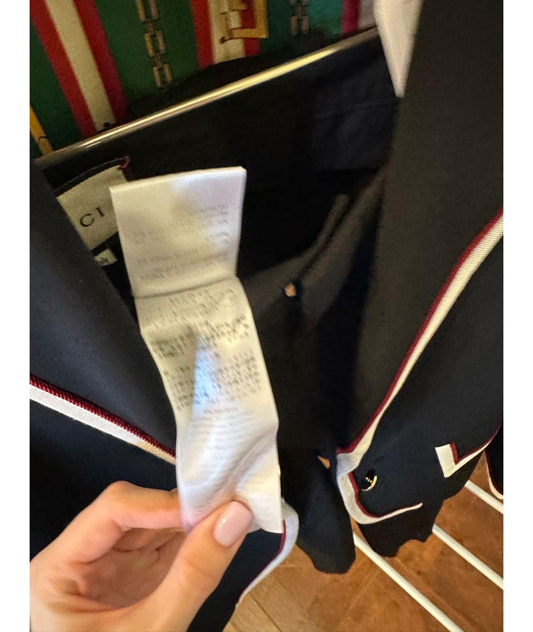 GUCCI Черная хлопковая футболка, фото 6