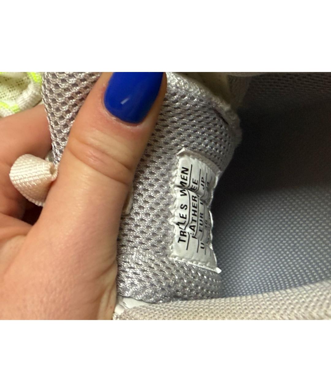 BALENCIAGA Белые текстильные кроссовки, фото 5