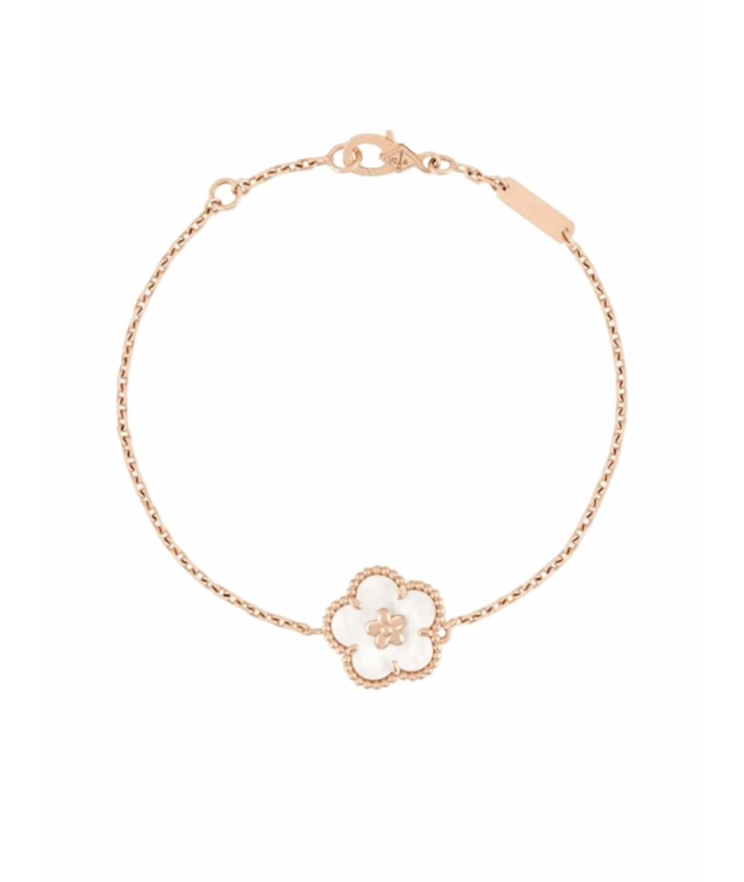 VAN CLEEF & ARPELS Белый браслет из розового золота, фото 1