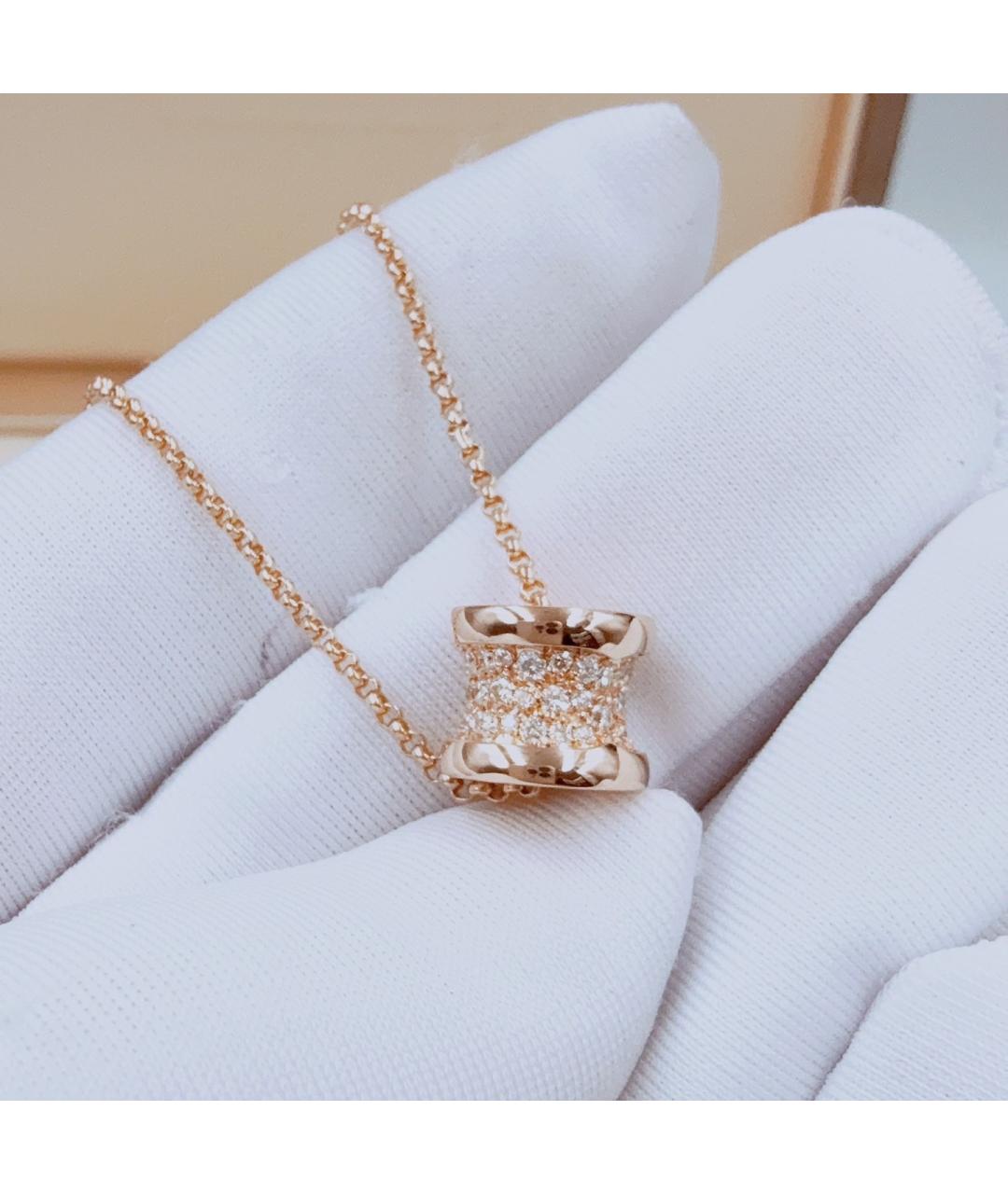 BVLGARI Розовое колье из розового золота, фото 5