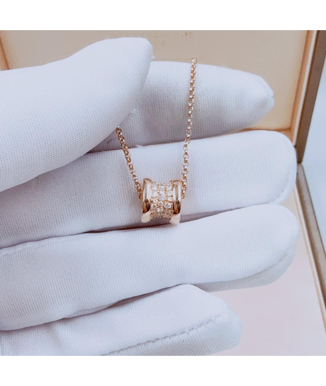 BVLGARI Розовое колье из розового золота, фото 4