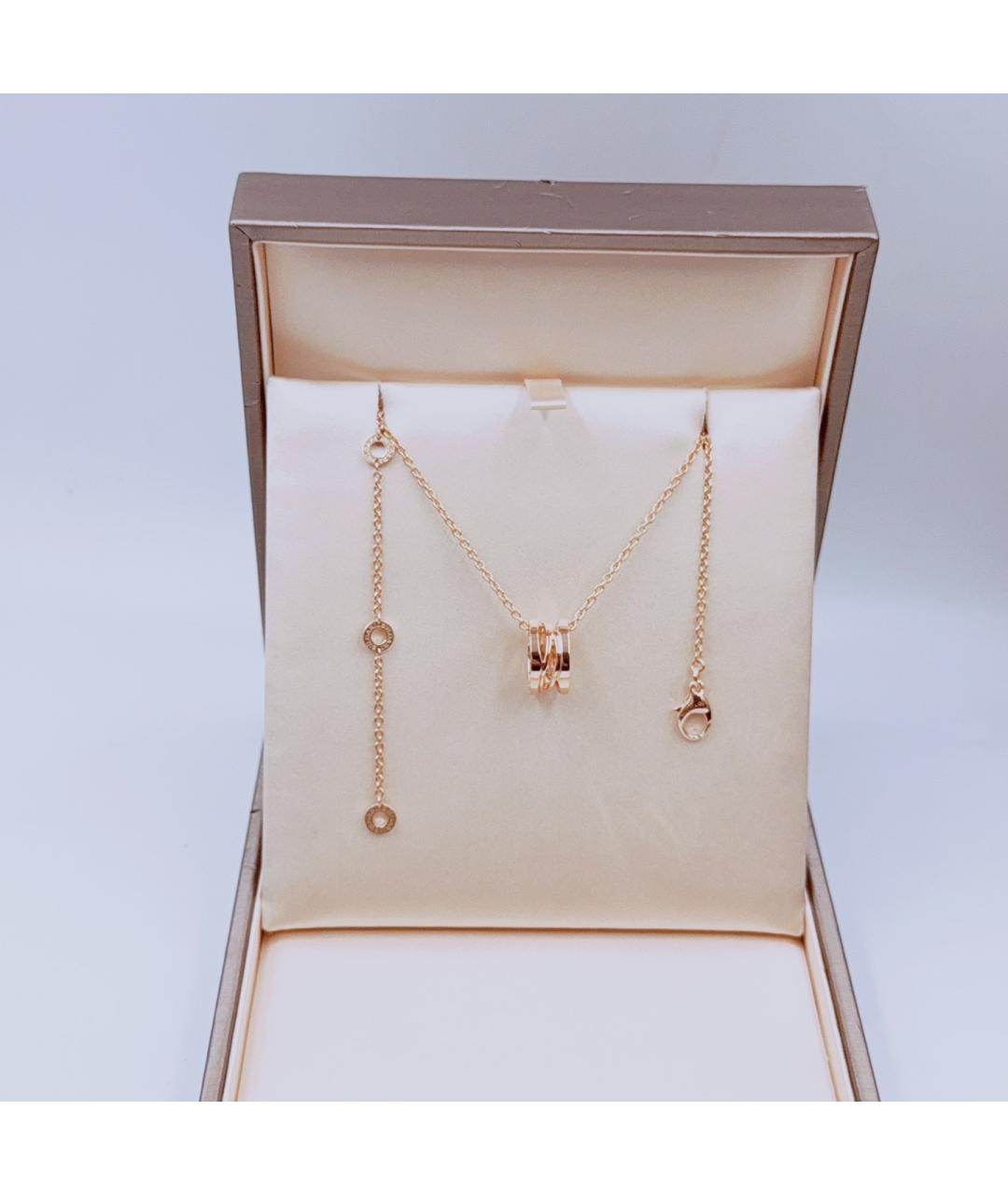 BVLGARI Розовое колье из розового золота, фото 2