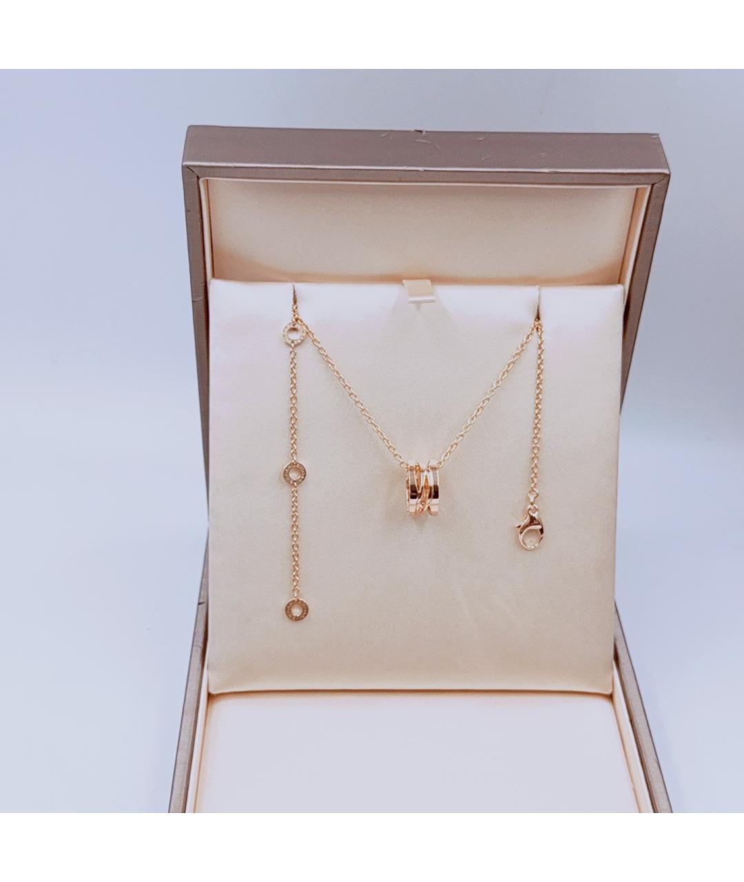 BVLGARI Розовое колье из розового золота, фото 3
